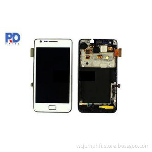 High Resolution White Samsung LCD Screen Replacement For S2